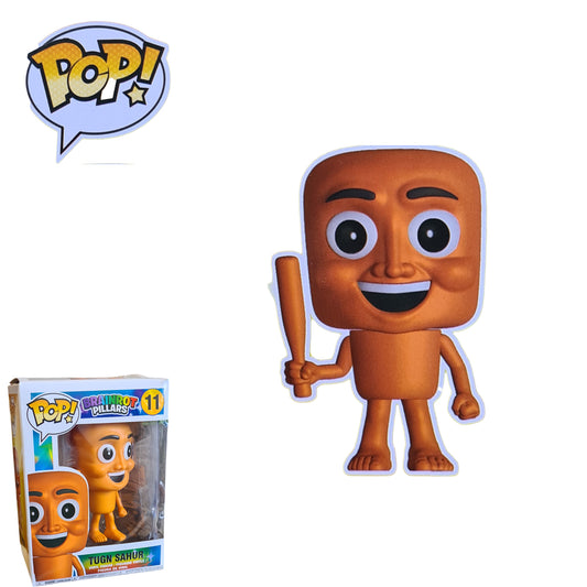BRAINROT TUNG SAHUR POP FIGURE PILLARS VINILE DECORAZIONE COLLEZIONE RARA