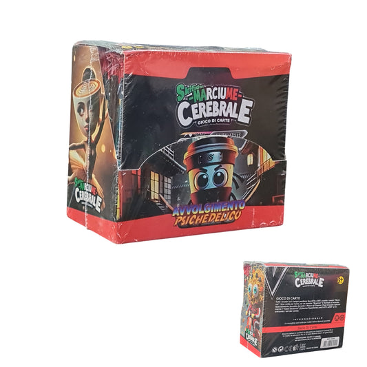 SKIFIDOL ITALIAN BRAINROT TRADING CARD GAME BOX 36 BUSTINE 10 CARTE MIX PSICHEDELICO