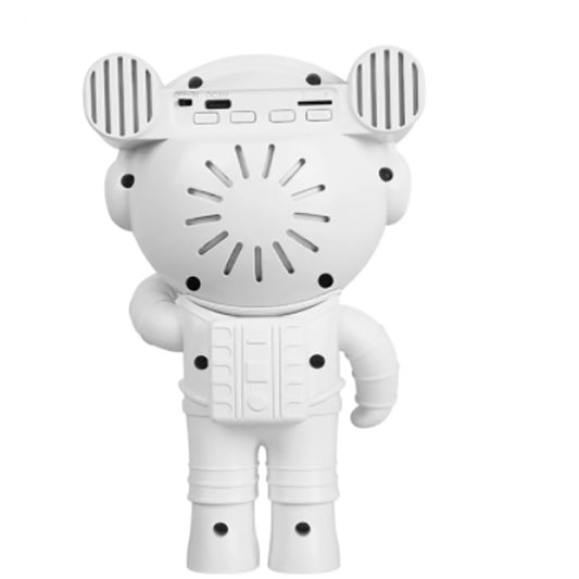PROIETTORE ASTRONAUTA LUCE NOTTURNA SPEAKER BLUETOOTH CAMERETTA RGB TELECOMANDO
