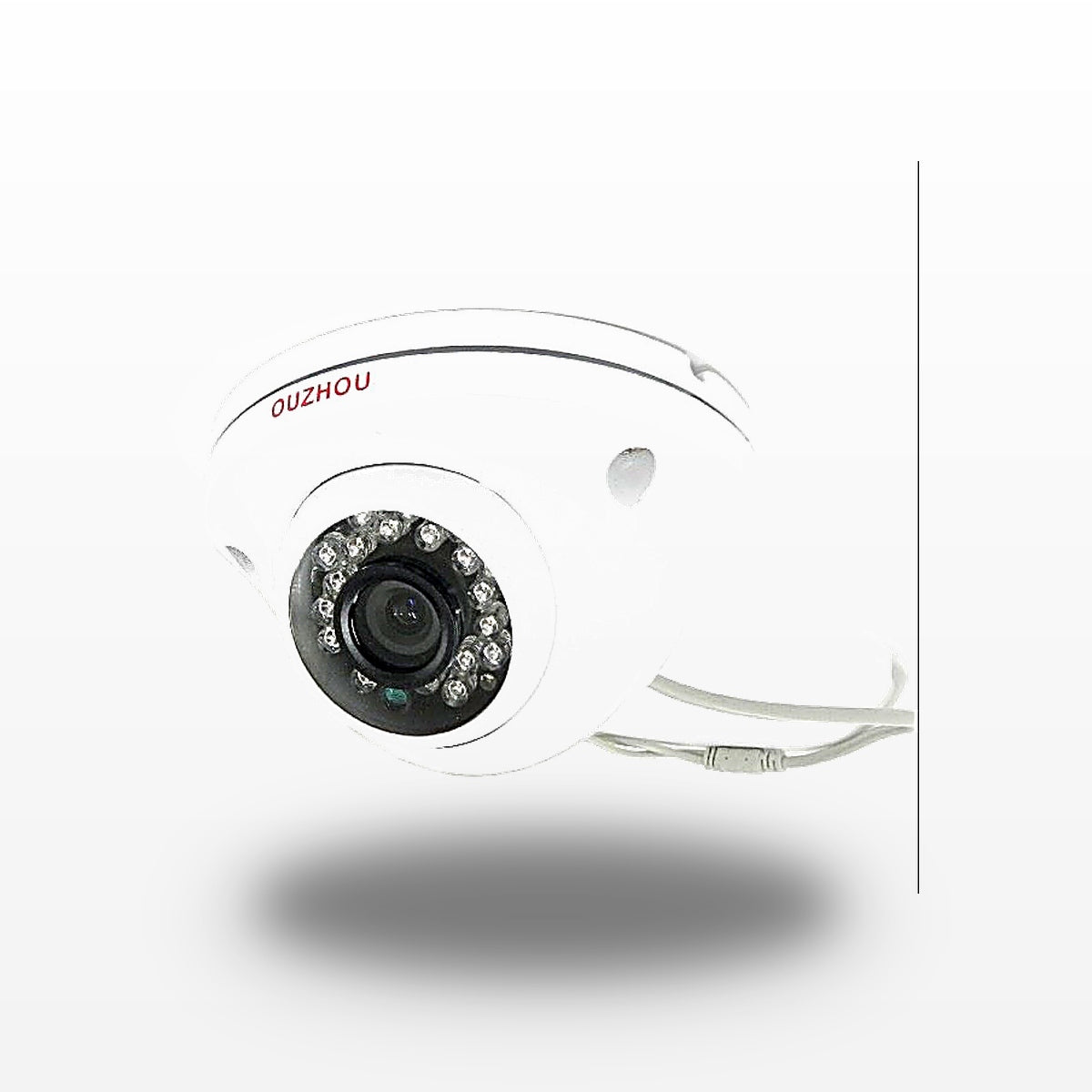 TELECAMERA CAMERA VIDEOSORVEGLIANZA DOME SOFFITTO CCD 6,00 mm 800 TVL 20 LED IR
