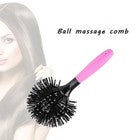 SPAZZOLA A SFERA 3D ARRICCIA CAPELLI RICCI MOSSI SPAZZOLA ROTONDA ESTETICA CUTE