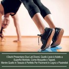 SET 2 DISCHI FITNESS TAPPETINI 17.5CM ALLENAMENTO YOGA PILATES PALESTRA 94538