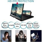 LENTE DI INGRANDIMENTO 3D PORTATILE SMARTPHONE SCHERMO FILM FOTO CELLULARE 12"