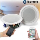 COPPIA CASSE ALTOPARLANTE AUDIO BLUETOOTH SOFFITTO INCASSO CASA 20W AS-06125