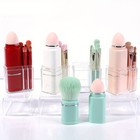 SET DA VIAGGIO MINI PENNELLI DA TRUCCO 8 IN 1 MAKE UP BRUSH FONDOTINTA OMBRETTO