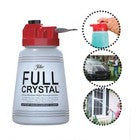 FULL CRYSTAL CONTENITORE DETERGENTE PULIZIA VETRI AUTO POMPA PULISCI FINESTRE