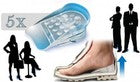 2 ALZATACCHI 3,5 CM ALZATACCO SOLETTE GEL SILICONE PER AUMENTARE ALTEZZA SCARPE