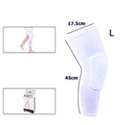 GINOCCHIERA FASCIA GINOCCHIO ELASTICA TUTORE BIANCA SPORT ORTOPEDICA TAGLIA L