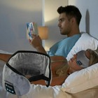 MASCHERA FASCIA OCCHI STEREO WIRELESS BLUETOOTH CUFFIE AURICOLARI MUSICA DORMIRE