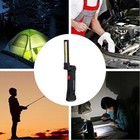 MINI TORCIA RICARICABILE LED COB MAGNETICA SNODATA LUCE LAMPADA LAVORO MECCANICO
