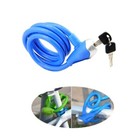 LUCCHETTO BICICLETTA CAVO SICUREZZA ANTIFURTO FILO ACCIAIO BICI ABS 1.2x80CM