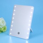 SPECCHIO TRUCCO 16 LED ILLUMINATO MIRROR MAKE UP COSMETICI DA TAVOLO TE-B0144