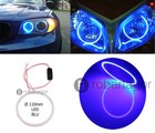 ANGEL EYES BLU COB LED COLORE BLUE ANELLO LUCE AUTO MOTO QUOD SUV 110MM GQ-1110