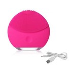 MINI SPAZZOLA IN SILICONE PULIZIA CURA VISO PELLE MASSAGGIO ANTI ETA' FOREVER