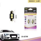 COPPIA LAMPADINE 2 LED SMD 5050 AUTO 6000K CANBUS 1.4W LAMPADINA 12V CA-02708