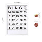 SET 40 CARTELLE + 75 GETTONI NUMERATI NUMERI GIOCO BINGO