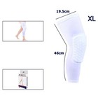 GINOCCHIERA FASCIA GINOCCHIO ELASTICA TUTORE BIANCA SPORT ORTOPEDICA TAGLIA XL