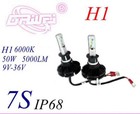 COPPIA LAMPADE FARI RICAMBIO AUTO LED 7S H1 ALTA LUMINOSITA' BIANCO FREDDO 50W