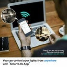 LAMPADINA SMART LED WIFI E27 9W RGB EFFETTI DIMMERABILE IOS ANDROID ALEXA GOOGLE