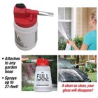 FULL CRYSTAL CONTENITORE DETERGENTE PULIZIA VETRI AUTO POMPA PULISCI FINESTRE