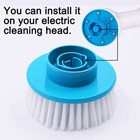 RICAMBIO SPAZZOLE 3 PEZZI TESTE IMPERMEABILE CORDLESS BAGNO PAVIMENTI PER SPIN