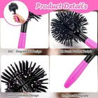 SPAZZOLA A SFERA 3D ARRICCIA CAPELLI RICCI MOSSI SPAZZOLA ROTONDA ESTETICA CUTE