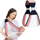 FASCIA PORTA BEBÈ BABY WRAP ELASTICA PORTA BAMBINO MARSUPIO NEONATO REGOLABILE