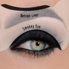 STENCIL EYELINER TRUCCO OCCHIO FORMA GATTO LINEA SOPRACCIGLIA OCCHI MAKE UP