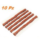 10 STRISCE RICAMBIO KIT RIPARAZIONE FORATURA RIPARA GOMME PNEUMATICI TUBELESS
