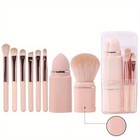 SET DA VIAGGIO MINI PENNELLI DA TRUCCO 8 IN 1 MAKE UP BRUSH FONDOTINTA OMBRETTO