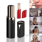 EPILATORE PORTATILE DONNA ROSSETTO RIMUOVE ELIMINA PELI VISO SOPRACCIGLIA BAFFI