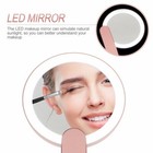 MINI SPECCHIO LED TONDO TRUCCO PORTATILE RICARICABILE MAKE UP ILLUMINATO TEB0380