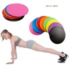 SET 2 DISCHI FITNESS TAPPETINI 17.5CM ALLENAMENTO YOGA PILATES PALESTRA 94538