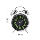 SVEGLIA OROLOGIO DA TAVOLO ANALOGICO RETRO DOPPIA CAMPANA RETROILLUMINAZIONE
