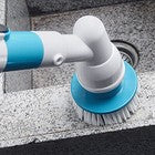 RICAMBIO SPAZZOLE 3 PEZZI TESTE IMPERMEABILE CORDLESS BAGNO PAVIMENTI PER SPIN