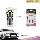 COPPIA LAMPADINE 18 LED SMD T10 4014 AUTO 6000K CANBUS 1.5W LAMPADINA 12V 02719