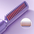 PETTINE CALDO PORTATILE PIASTRA PER CAPELLI LISCIANTE RICARICABILE UOMO DONNA
