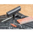 KIT RIPARAZIONE GOMME PNEUMATICI AUTO MOTO BICI BUCATURA DA 22 PEZZI 0.6X10CM