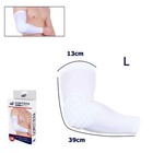 GOMITIERA FASCIA GOMITO ELASTICA TUTORE BIANCA SPORT ORTOPEDICA TAGLIA L