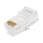 100 PEZZI CONNETTORE LAN CAT5 8 POLI ETHERNET PLUG LAN RJ45 NETWORK INTERNET