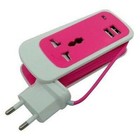 ADATTATORE DUAL USB MULTIFUNZIONE 3 IN 1 UNIVERSALE SOCKET 1,5 METRI 2,1A FZ-015
