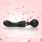 VIBRATORE MASSAGGIO VIBRANTE PORTATILE DOPPIA PENETRAZIONE RICARICABILE USB