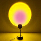 LAMPADA PROIETTORE ATMOSFERA LED TRAMONTO SOLE ROSA LUCE ORIENTABILE USB SUNSET