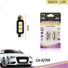 COPPIA LAMPADINE 3 LED SMD 5050 AUTO 6000K CANBUS 1.4W LAMPADINA 12V CA-02709