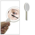 MINI SPECCHIO LED TONDO TRUCCO PORTATILE RICARICABILE MAKE UP ILLUMINATO TEB0380