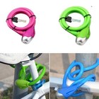 LUCCHETTO BICICLETTA CAVO SICUREZZA ANTIFURTO FILO ACCIAIO BICI ABS 1.2x80CM