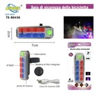 LUCE POSTERIORE LED RICARICABILE USB FANALE MONOPATTINO BICICLETTA BICI TE-B0438