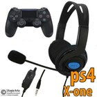 CUFFIE CON MICROFONO ON EAR PS4 X ONE PC NOTEBOOK XBOX ONE GIOCO PLAYSTATION 4