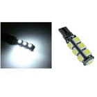 COPPIA LAMPADINE 13 LED SMD T10 5050 AUTO 6000K CANBUS 2.1W LAMPADINA 12V 02707
