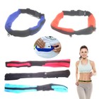 MARSUPIO FASCIA DA SPORT CON DOPPIA TASCA ZIP PALESTRA CORSA FITNESS 2 SCOMPARTI